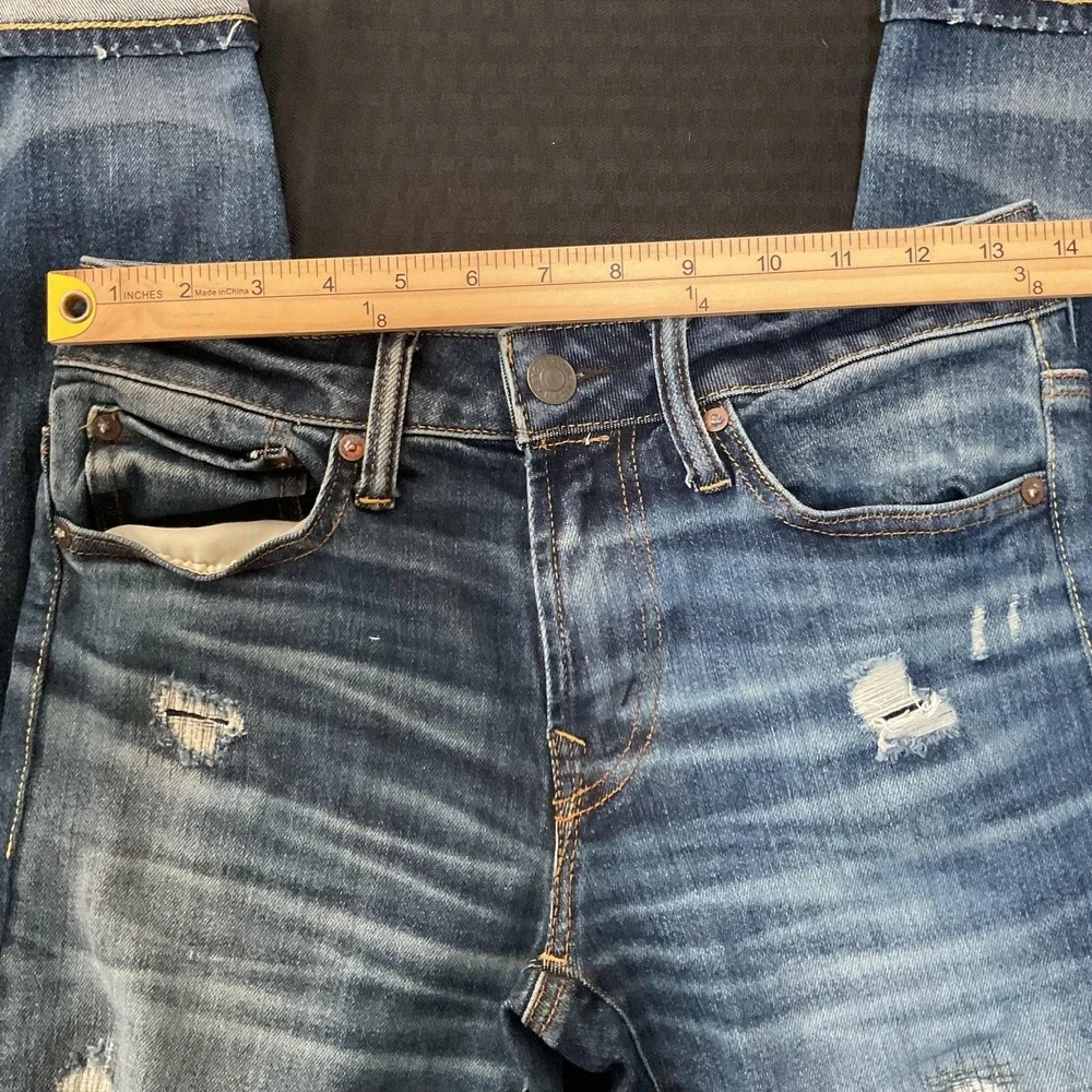 American Eagle Outfitters Jeans Mens 28x30 Skinny Next Level AirFlex Distressed
